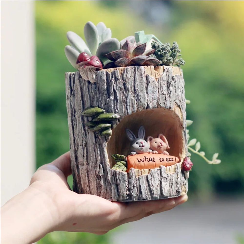 Flower pot, Resin Succulent Pot